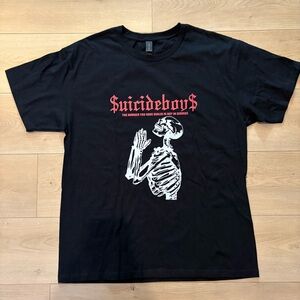 Suicide Boys Black Cotton T-shirt 2XL